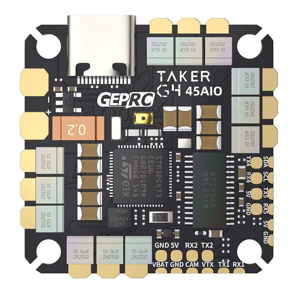 Полётный контроллер GEPRC GEP-TAKER G4 45A AIO Полётный контроллер GEPRC GEP-TAKER G4 45A AIO