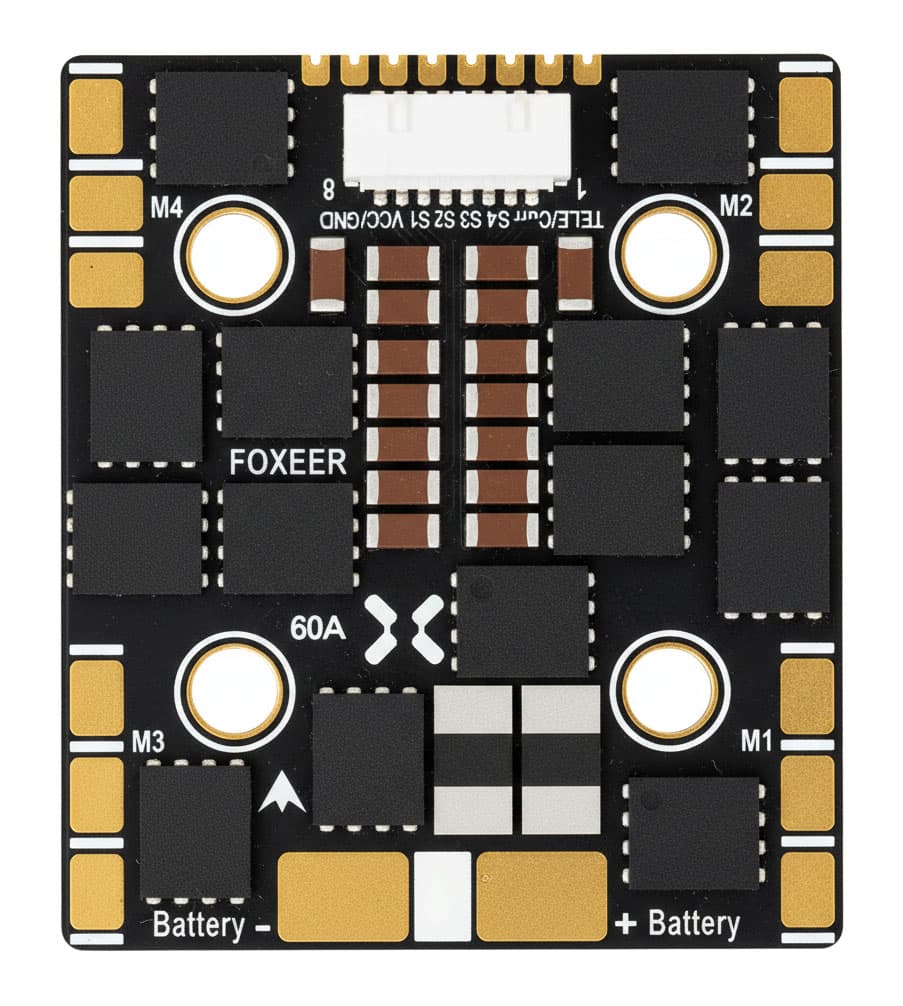 Регулятор оборотов Foxeer Reaper F4 Slim Mini 4в1 60A ESC Регулятор оборотов Foxeer Reaper F4 Slim Mini 4в1 60A ESC