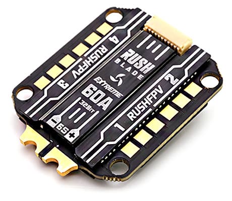 Регулятор оборотов RUSHFPV Blade 60A 3-6S BLHeli_32 30x30 4в1 ESC Extreme Edition MAX 128K