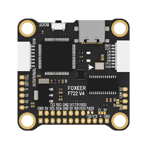 Полётный контроллер Foxeer F722 V4 Flight Controller X8 DJI Type-C