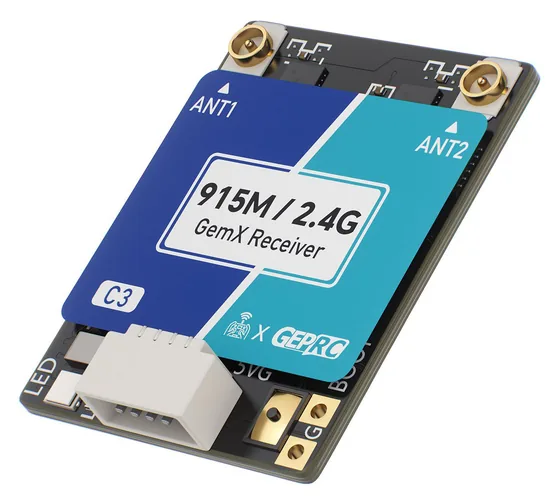 Приёмник GEPRC C3 Gemini Xrossband ELRS (915 МГц / 2,4 ГГц)