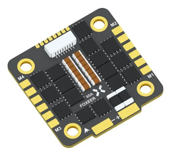 Регулятор оборотов Foxeer Reaper F4 128K 65A BL32 4в1 9-40В ESC 30,5x30,5 M3