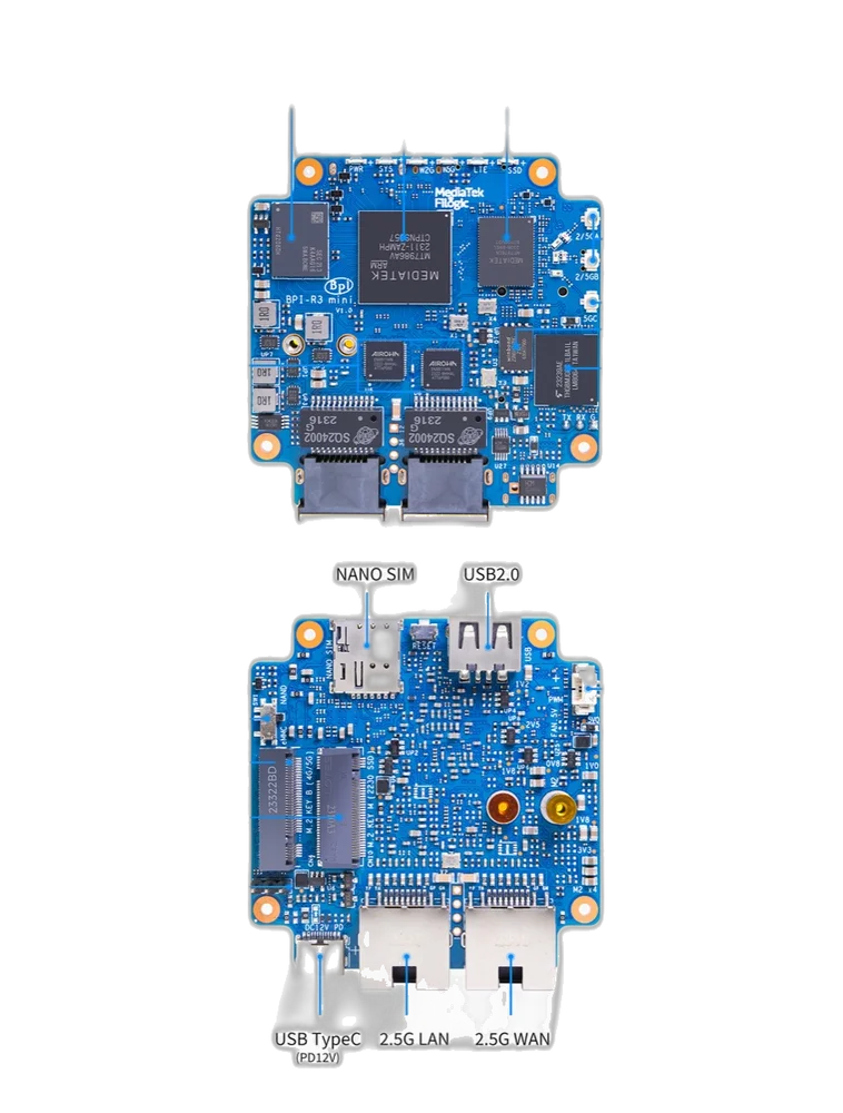 Banana Pi BPI-R3 Mini Banana Pi BPI-R3 Mini — фото 1